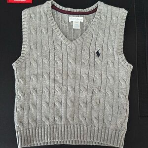 Polo gray vest 24mo